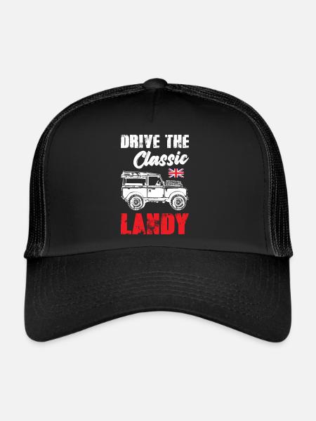 Conduisez le Landy classique - Casquette trucker  - noir/noir - Devant