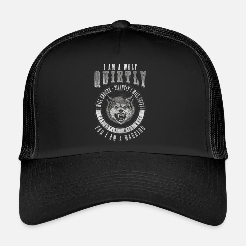 Wolf Guide Nature Trucker Cap