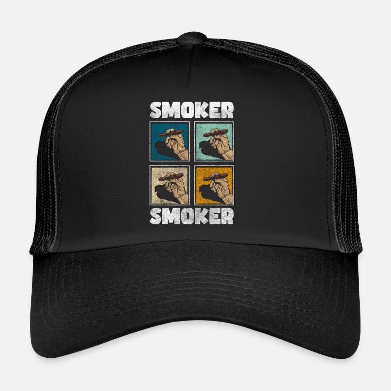 Rauchen Tabak Pause Nervös Trucker Cap