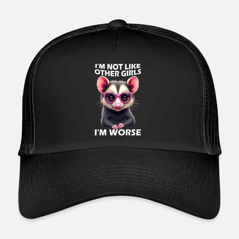 Ich bin nicht wie andere Mädchen Ich bin schlimme Trucker Cap