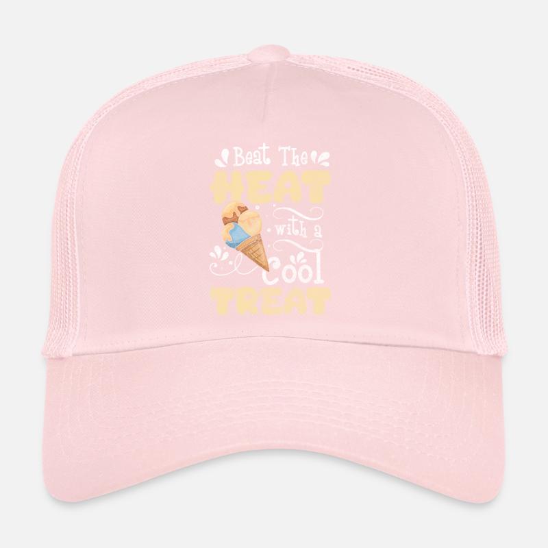 Gaufre à la crème glacée molle saveur froide Casquette trucker 