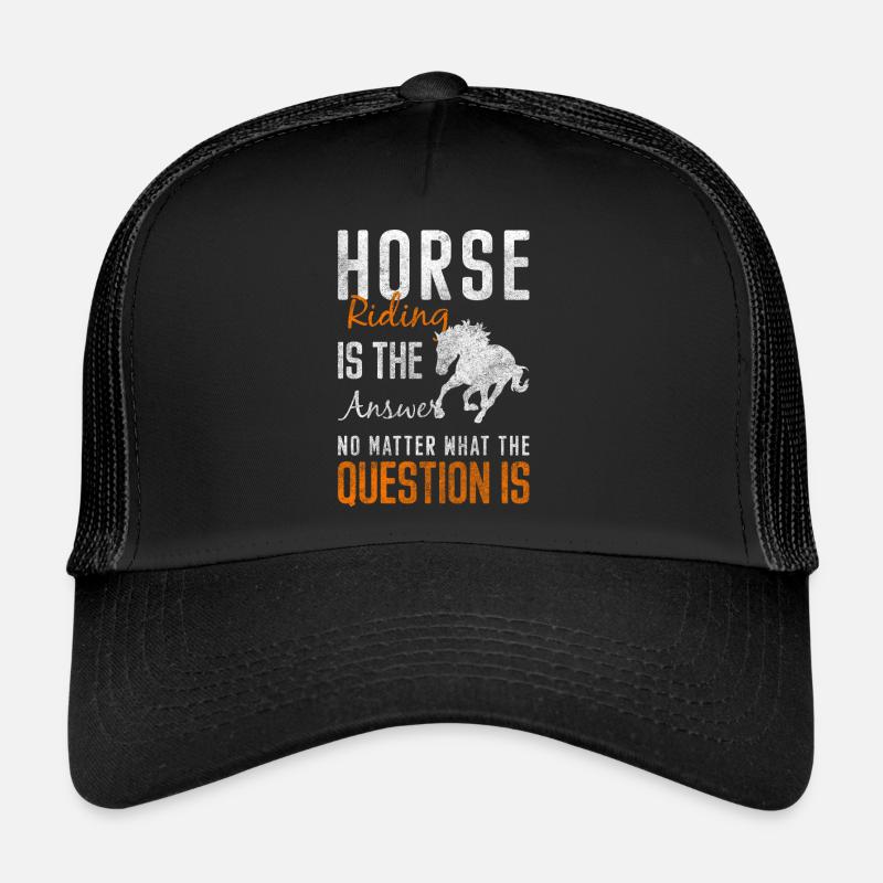 Cheval Amitié Crinière Compétition Équitation Casquette trucker 