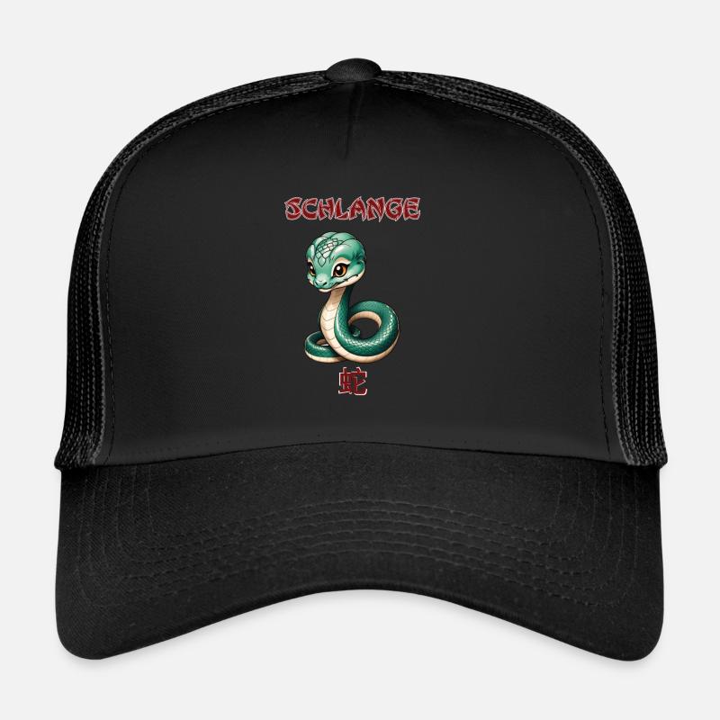 Serpent - Astrologie Chinoise Casquette trucker 