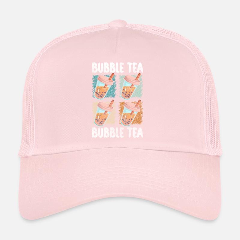 Bubble Tea Taiwan Syrup Refreshment Trucker Cap