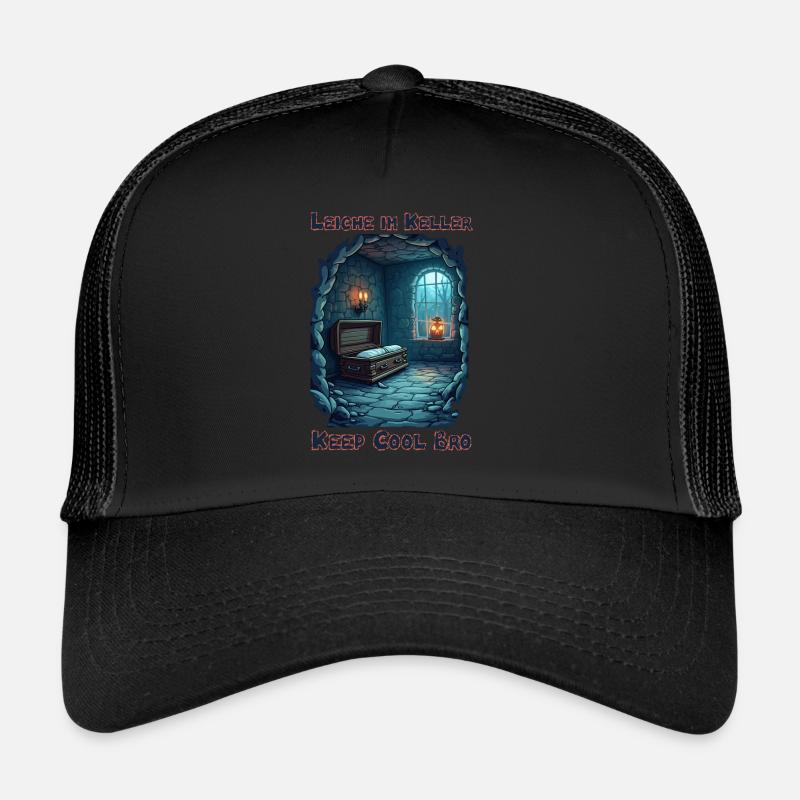 Corpse in the Basement - Keep cool Bro Trucker Cap