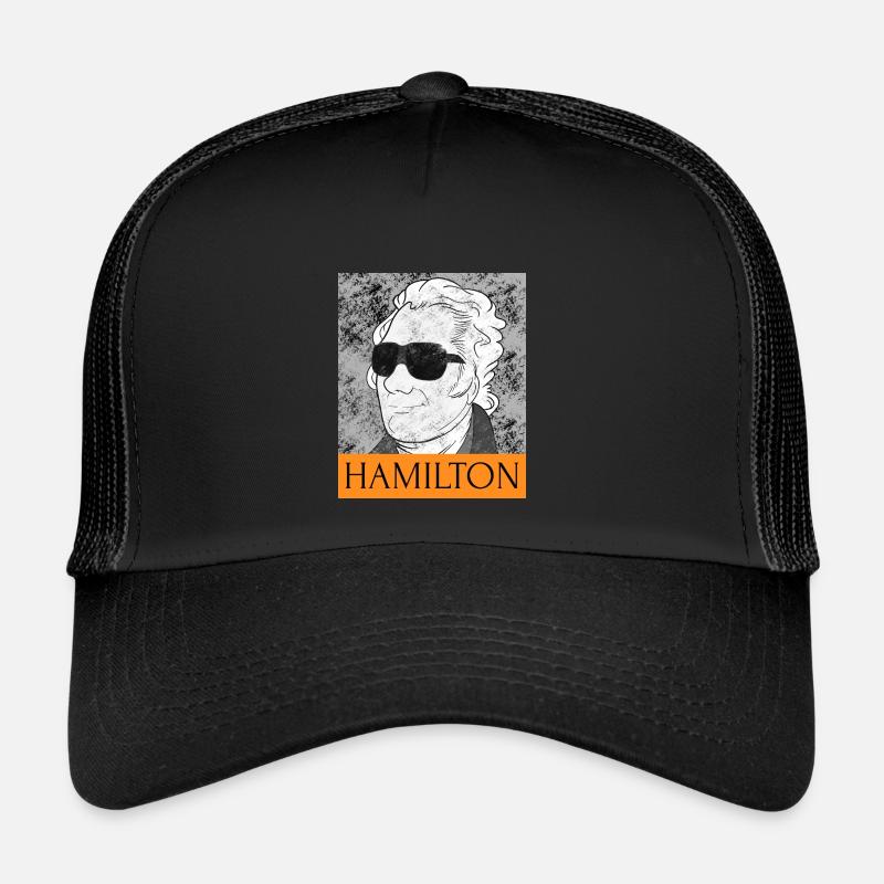 HAMILTON - Trucker Cap - black/black