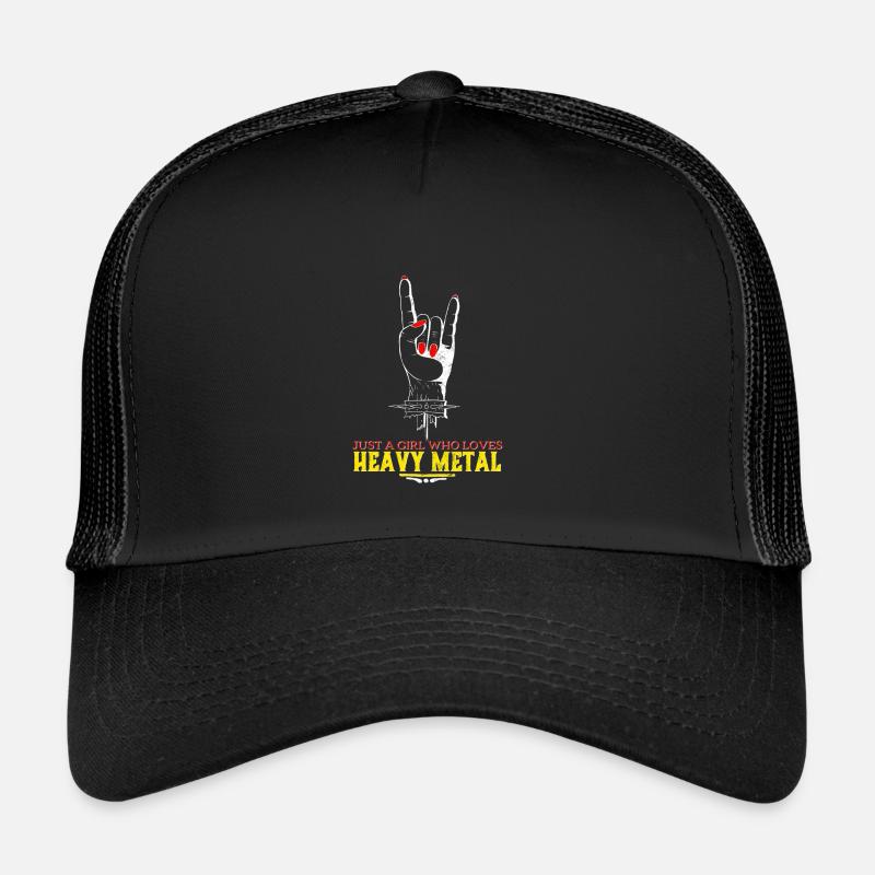 Heavy Metal - Casquette trucker - noir/noir