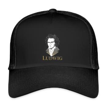 Ludwig van Beethoven - Trucker Cap - black/black - Front