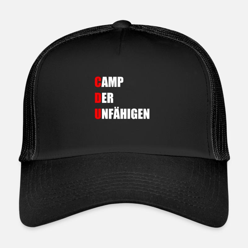 CDU Camp der Unfähigen Lustig Trucker Cap