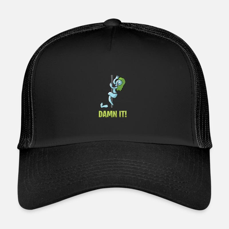 Zombie Pole Dance - Casquette trucker  - noir/noir