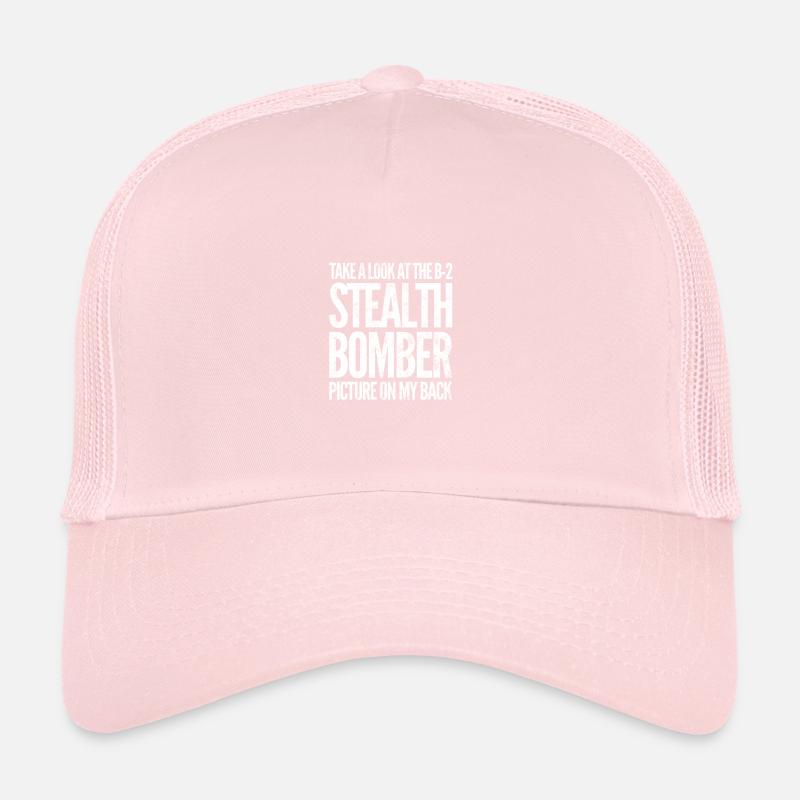B-2 Stealth Bomber Flugzeug Pilot Geschenk Trucker Cap