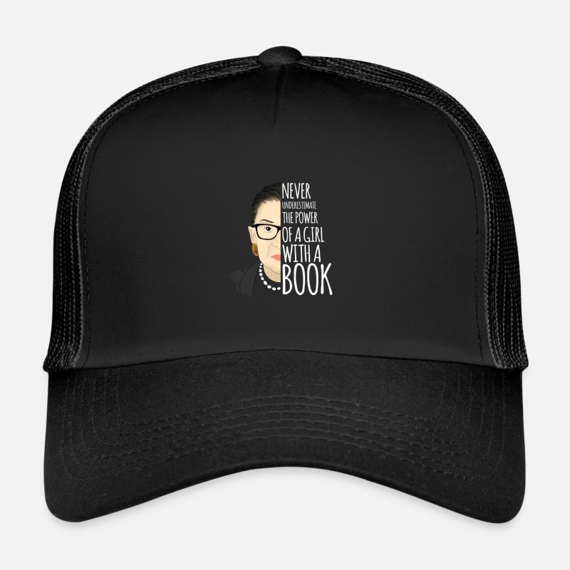 Ruth Bader Ginsburg Never Underestimate Trucker Cap