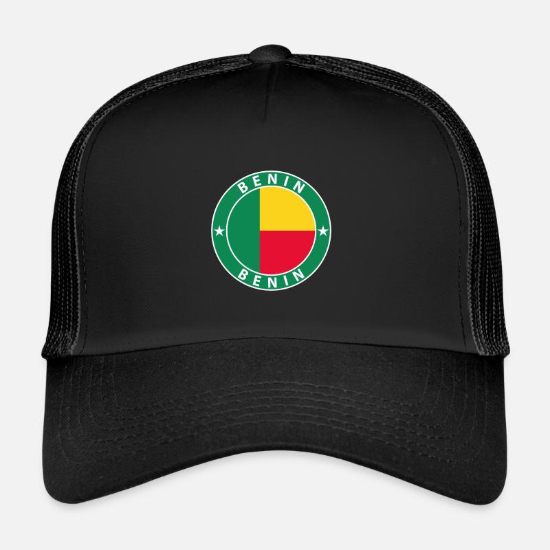 Bénin - Casquette trucker - noir/noir
