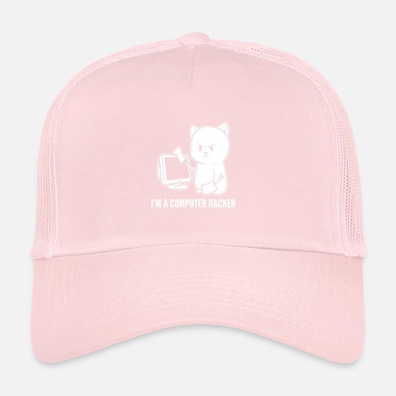 Computer-Hacker Lustiger Computer-Geek. Geschenk Trucker Cap