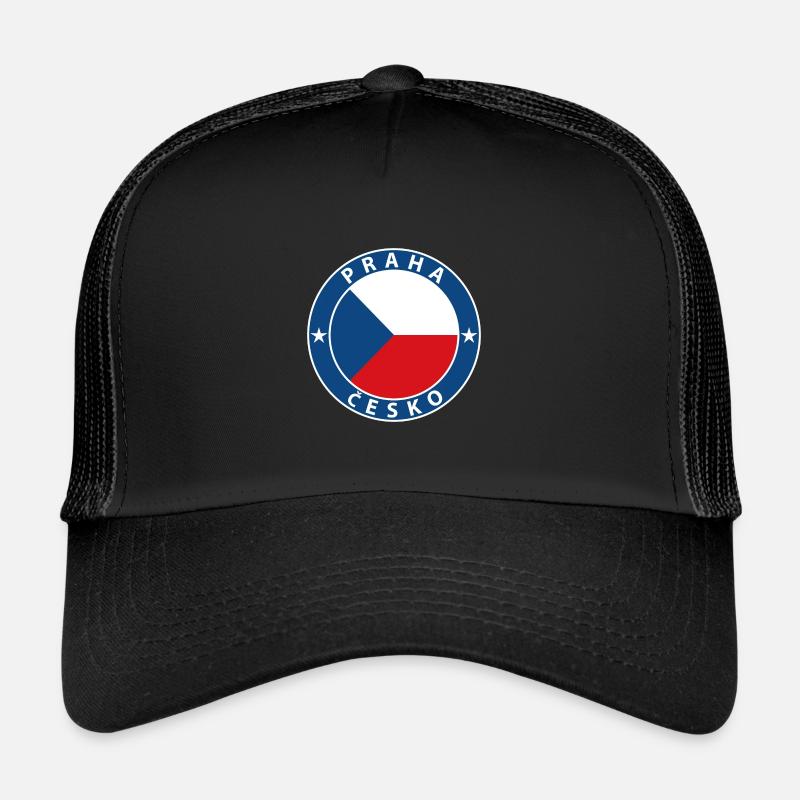 Prague - Trucker Cap - black/black