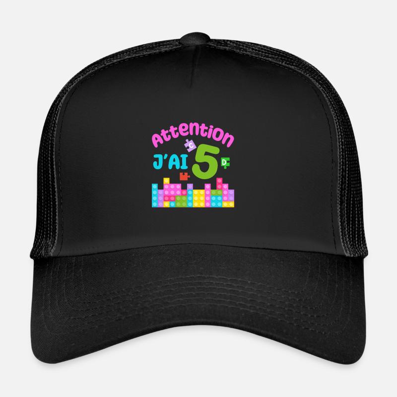 Cadeau 5 ans Anniversaire J'ai 5ans Casquette trucker 