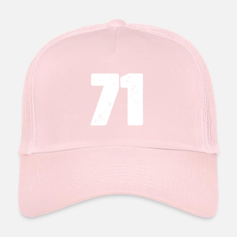 71 Number jersey Trucker Cap