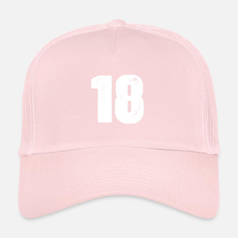 Maillot 18 Numéro Casquette trucker 