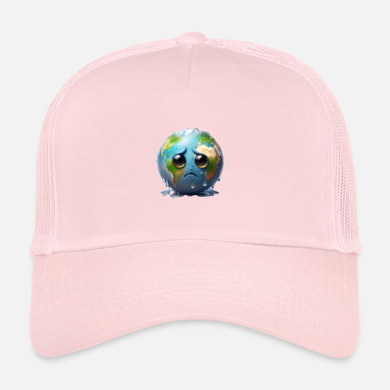 Weeping sad earth Trucker Cap