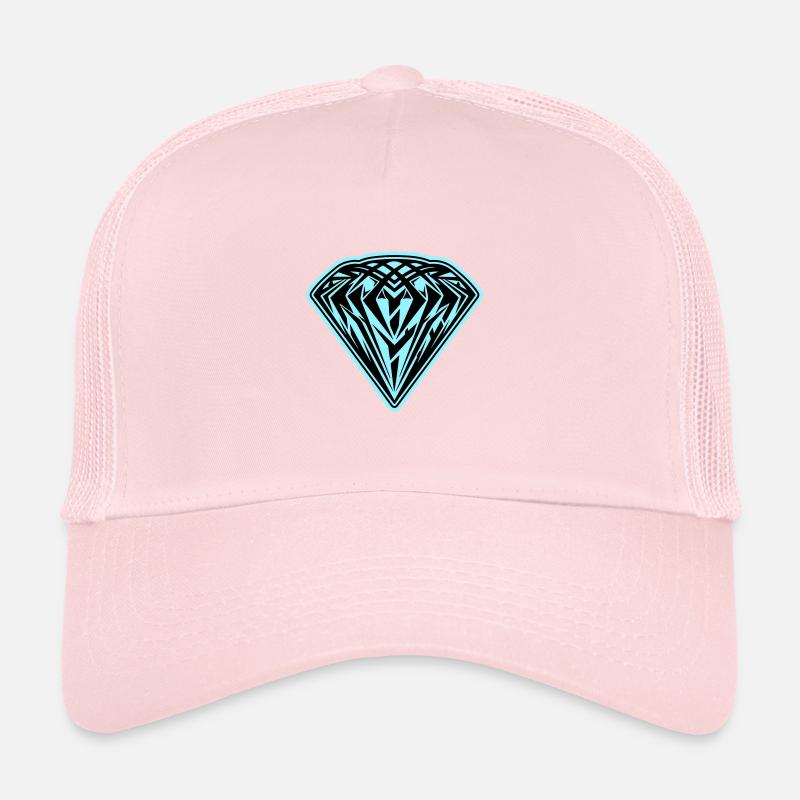 Diamond Symbol Icon Trucker Cap