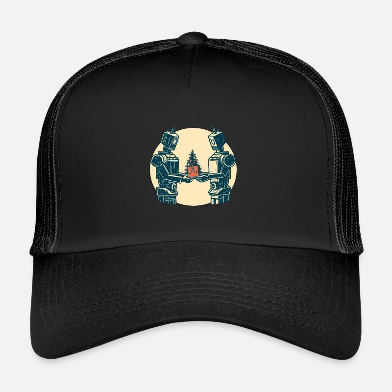 Joie de Noël robotique Casquette trucker 