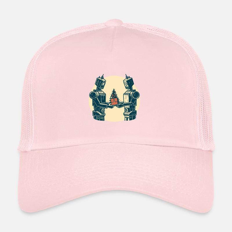 Robotic Christmas Joy Trucker Cap