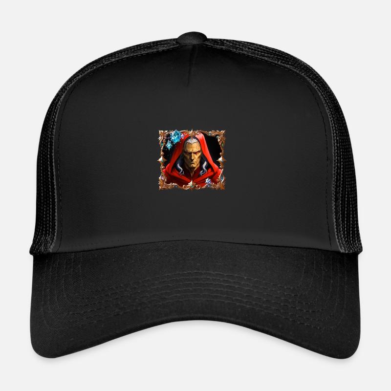 Le Magicien Rouge Casquette trucker 