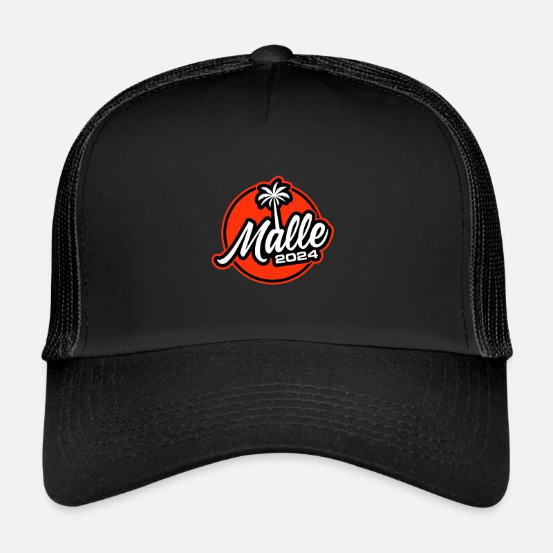Malle 2024 Team Mallorca - Trucker Cap - Schwarz/Schwarz