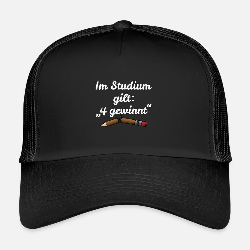 Dans l'étude s'applique: 4 victoires - énonciation drôle Casquette trucker 