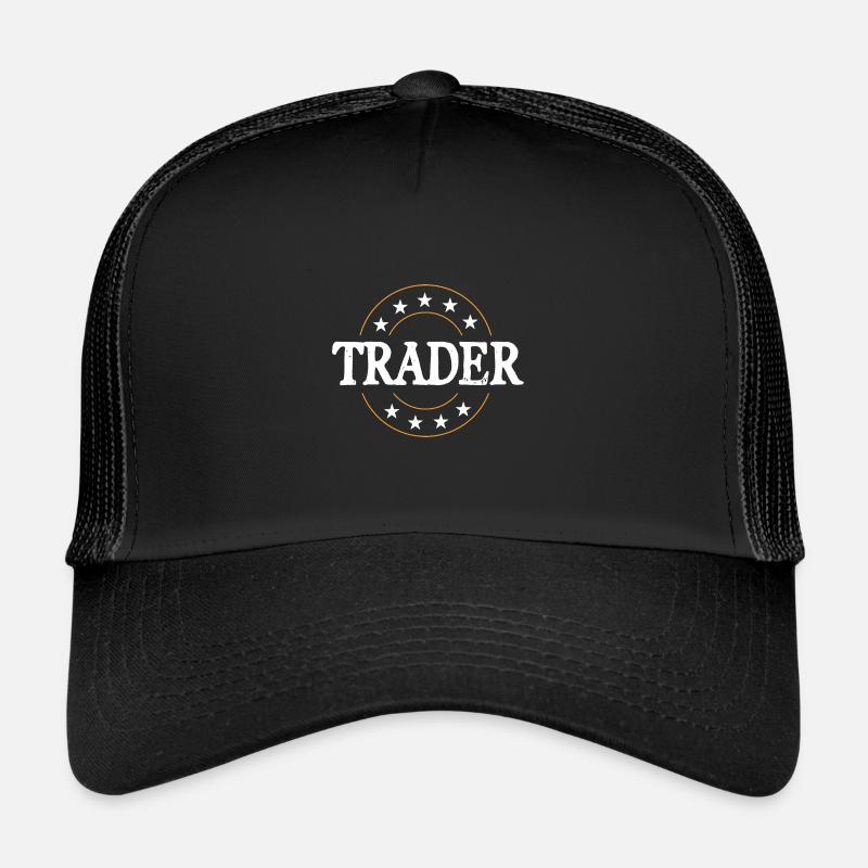 Trader Beruf - Trucker Cap - Schwarz/Schwarz