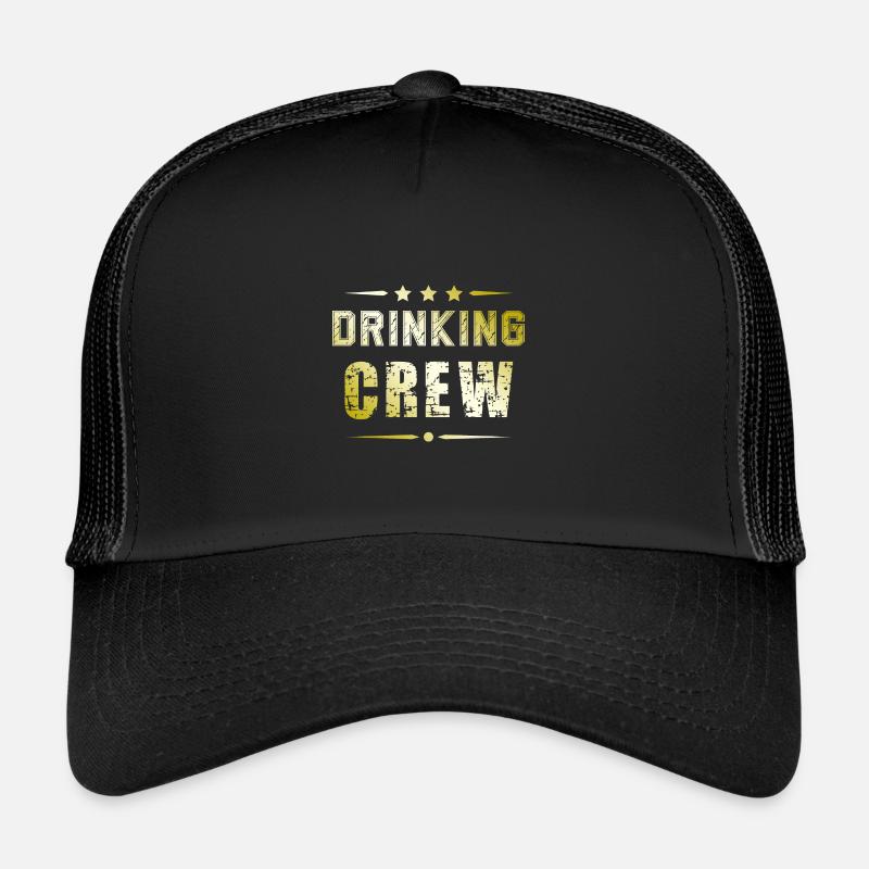 Drinking Crew Trucker Cap