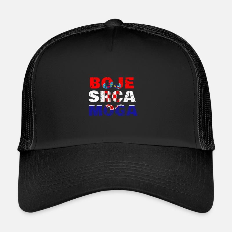 Croatie Drapeau croate Casquette trucker 