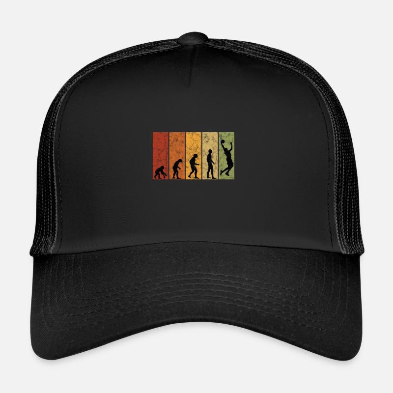 Basket basket basketteur basketteur - Casquette trucker  - noir/noir