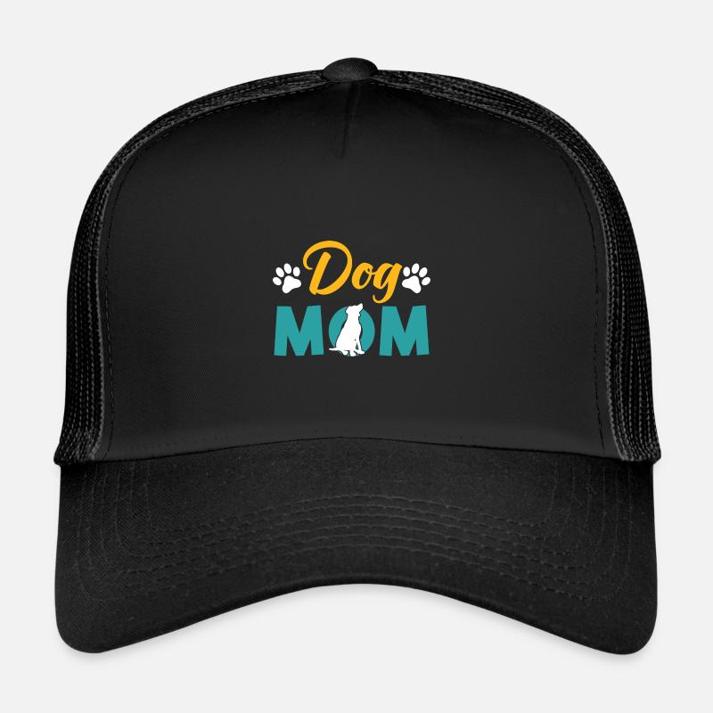 hunde mama - Trucker Cap - Schwarz/Schwarz