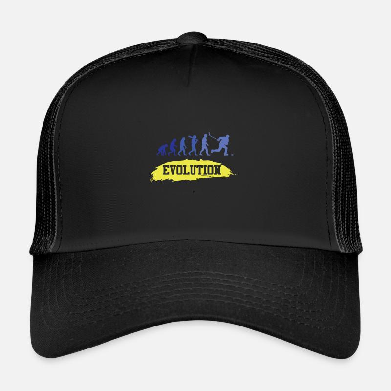 Hockey sur glace Évolution amusante Casquette trucker 