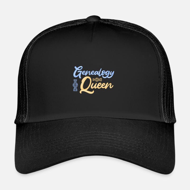 Ahnenforscher - Trucker Cap - Schwarz/Schwarz