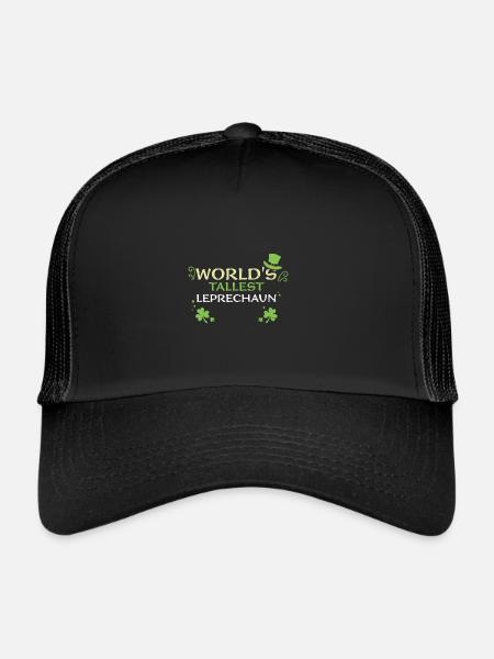 Le plus grand lutin du monde - Casquette trucker  - noir/noir - Devant