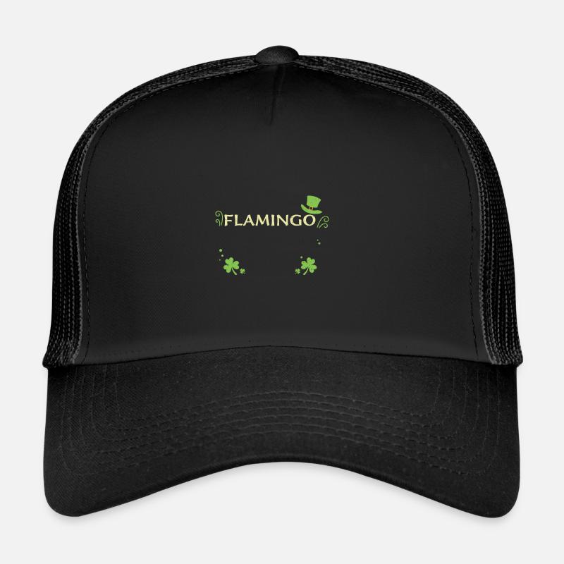 Flamingo - St. Patrick's Day Trucker Cap