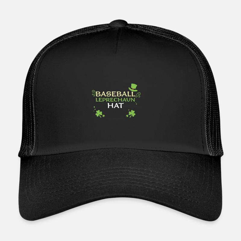 Baseball Leprechaun Hat Trucker Cap