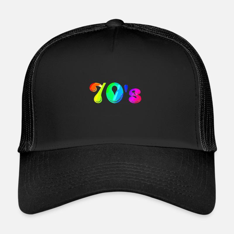 70s | Seventies | Decade | Symbol Trucker Cap