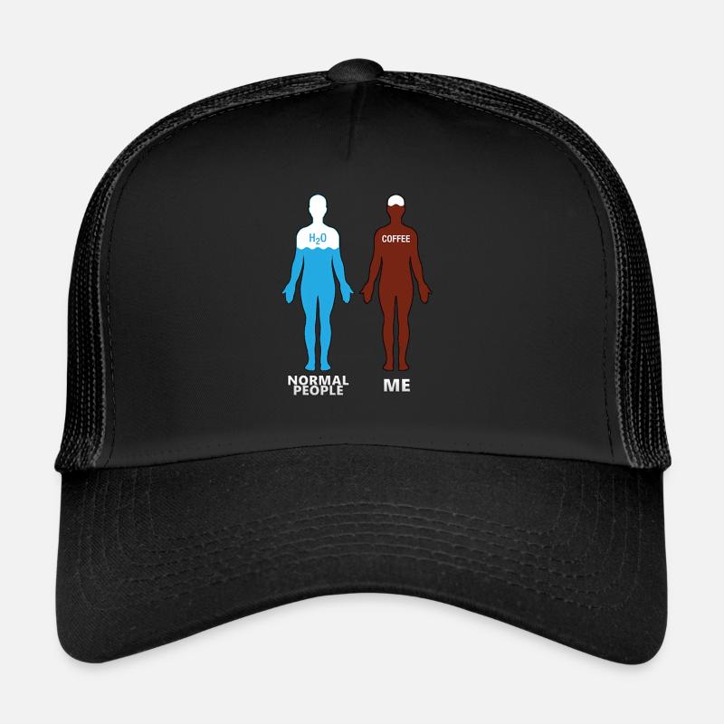 NORMALE MENSCHEN UND ICH - Trucker Cap - Schwarz/Schwarz