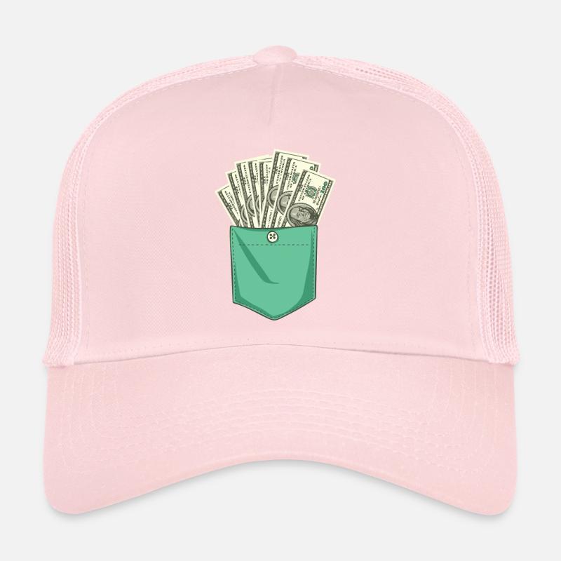 Source de poche dollar Casquette trucker 