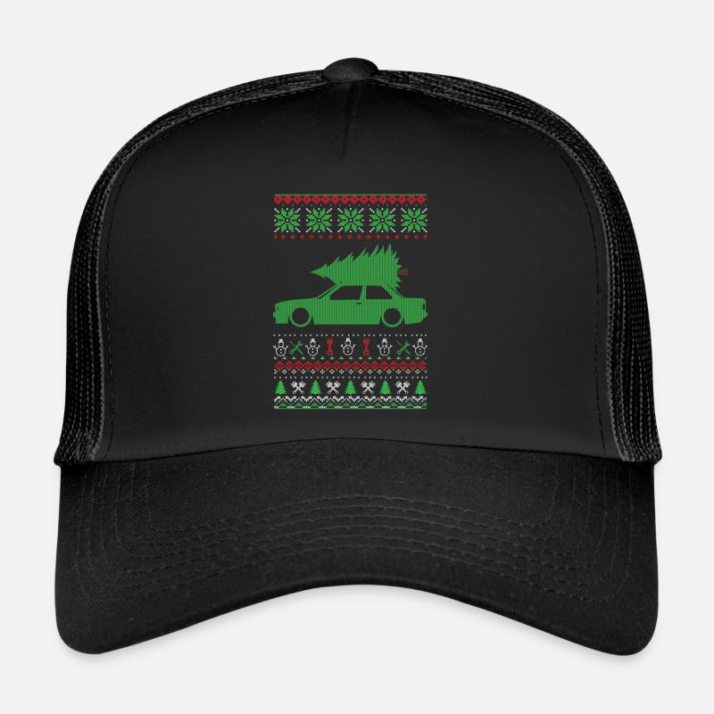 Pull moche de Noël Casquette trucker 