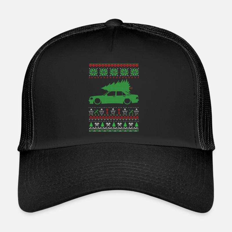 Christmas Ugly Sweater - Trucker Cap - Schwarz/Schwarz