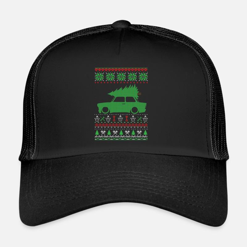 Christmas Ugly Sweater - Trucker Cap - Schwarz/Schwarz
