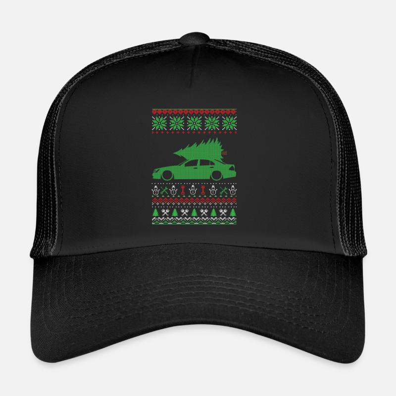 Christmas Ugly Sweater - Trucker Cap - black/black