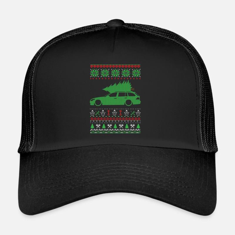 Christmas Ugly Sweater - Trucker Cap - Schwarz/Schwarz