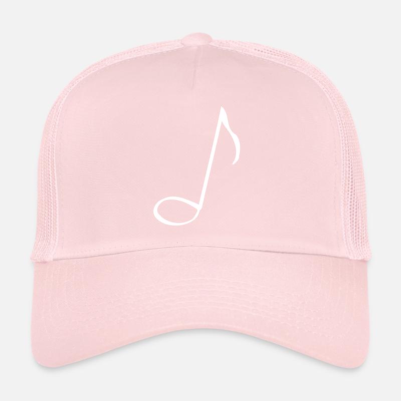 Eighth note Musical gift idea Trucker Cap