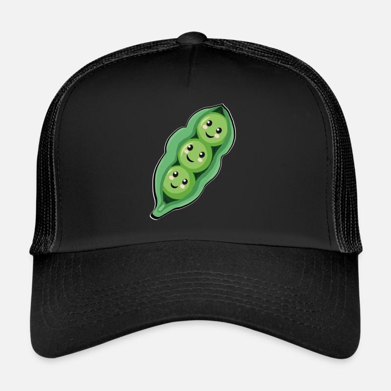 Edamame - Casquette trucker  - noir/noir
