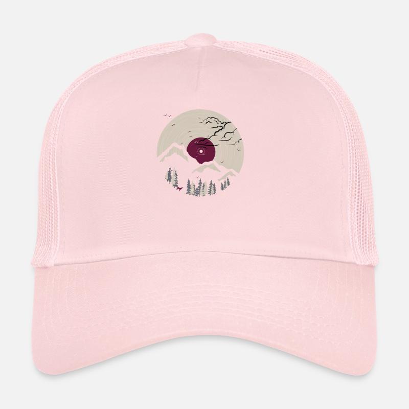 Mountain on record 4 Trucker Cap